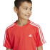 Camiseta adidas Menino Train Essentials Aeroready 3 Band Regular Fit Vermelho
