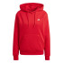 Moletom adidas Mulher Casaco com capuz Essentials Small Logo Feel Cozy Vermelho