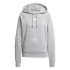 Moletom adidas French Terry Mulher Assinatura Gráfico bordado Solto Cinzento