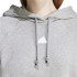 Moletom adidas French Terry Mulher Assinatura Gráfico bordado Solto Cinzento