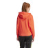 Moletom adidas French Terry Mulher Assinatura bordado gráfico solto vermelho