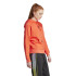 Moletom adidas French Terry Mulher Assinatura bordado gráfico solto vermelho