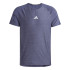 Camiseta Fitness Homem da Gym+ 3 Bands Blue