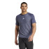 Camiseta Fitness Homem da Gym+ 3 Bands Blue