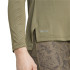 Camiseta Montanha adidas Mulher by Terrex Multi Half Zip Longsleeve Verde azeitona