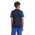 Camiseta adidas Infantil Essentials Big Logo Colorblock Cotton Blue