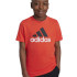 Camiseta adidas Infantil Essentials 2 Coloured Big Logo Cotton Vermelho