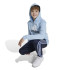 Moletom adidas Infantil Essentials 2 Coloured Big Logo Cotton Azul