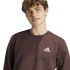 Moletom adidas Homem Essentials Fleece Castanho