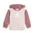 Conjunto adidas Infantil Essentials Colorblock Rosa