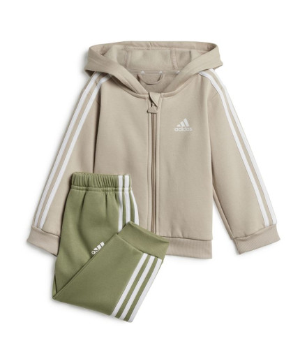 Conjunto adidas Infantil Essentials 3 Band Full Zip...