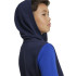 Moletom adidas Infantil Essentials Big Logo Colorblock Azul