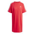 Vestido adidas Mulher Essentials 3 Band Single Boyfriend Vermelho