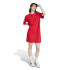 Vestido adidas Mulher Essentials 3 Band Single Boyfriend Vermelho
