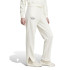 Calça adidas French Terry Mulher Calças com bordados gráficos Signature Straight White