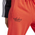 Calça adidas French Terry Mulher Assinatura Gráfica Bordada Reta Vermelha