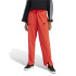 Calça adidas French Terry Mulher Assinatura Gráfica Bordada Reta Vermelha