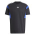 Camiseta adidas Homem Bloco de cores preto/branco