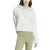 Moletom adidas French Terry Mulher Essentials 3-Stripes Cropped Verde