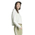 Moletom adidas French Terry Mulher Essentials 3-Stripes Cropped Verde