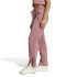 Calça adidas French Terry Mulher All Szn 3 Band Straight Leg Rosa
