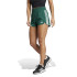 Calça adidas Mulher Pacer Training 3 Stripes Woven High Rise Verde Escuro