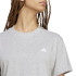 Camiseta adidas Mulher Essentials Small Logo Cinzento