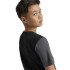 Camiseta adidas Infantil Essentials Big Logo Colorblock Cotton Preto