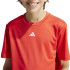Camiseta Fitness adidas Infantil by Train Essentials Logo Regular Fit Vermelho