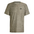 Camiseta Fitness adidas Homem por Train Essentials Stretch Training Castanho