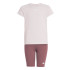 Conjunto Fitness adidas Menina by Train Essentials And Shorts Pink