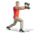 Calça Fitness Homem de Gym+ 3S Cinzento