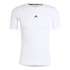 Camiseta Fitness adidas Homem por Techfit Compression Training White