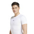 Camiseta Fitness adidas Homem por Techfit Compression Training White