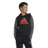 Moletom adidas Infantil Essentials Big Logo Colorblock Preto