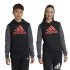Moletom adidas Infantil Essentials Big Logo Colorblock Preto