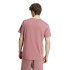 Camiseta adidas Homem Camisola simples Essentials com 3 riscas cor-de-rosa
