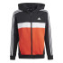 adidas Infantil Fato de treino Tiberio 3-Stripes Colorblock Fleece Preto