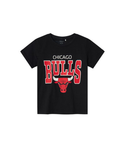 Camiseta Name it Nkmmads Nba Box Noos Ous Preto Menino