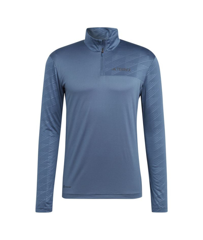 Camiseta adidas Homem multi Half Zip Ls Hiking...