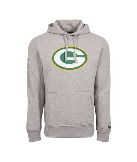Moletom New Era NFL Regular Green Bay Packers Cinzento Homem