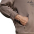 Moletom adidas French Terry Homem Marca Love Brown
