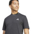 Camiseta adidas Homem Essenciais sazonais Melange Preto