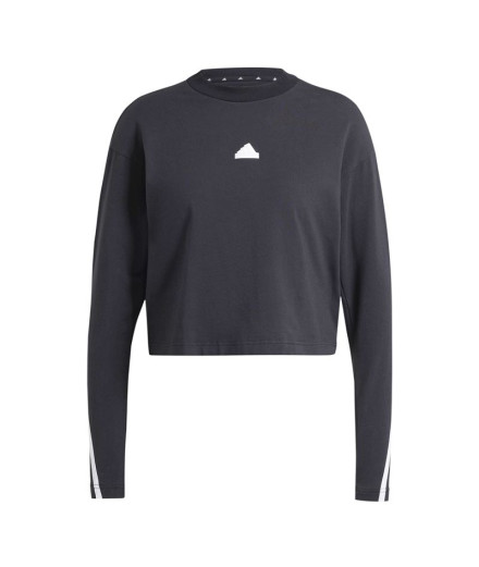Camiseta adidas Mulher Future Icons 3 Band Manga comprida...