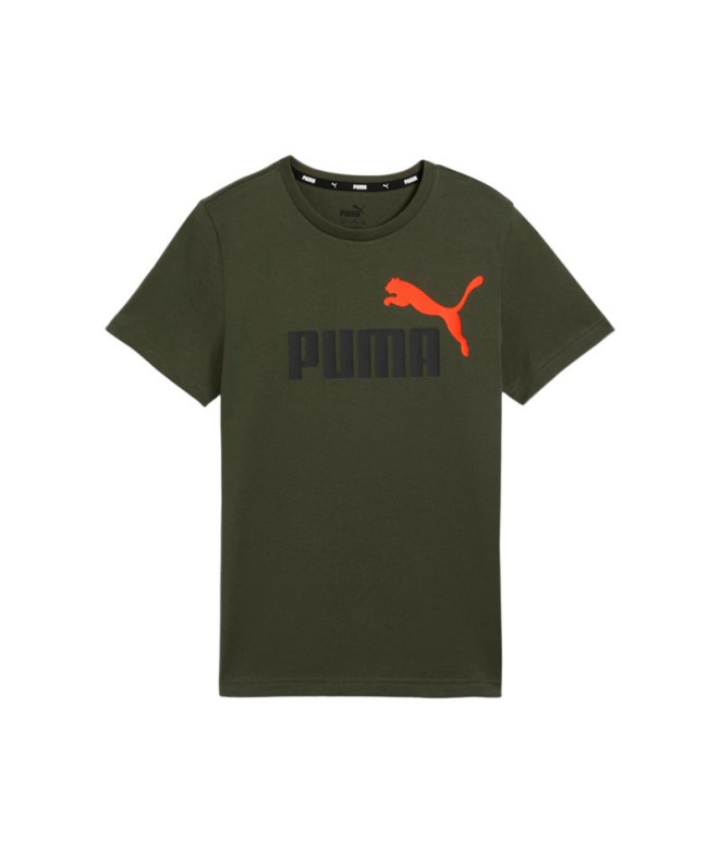 Camiseta Casual Puma Essentials + logótipo de 2...