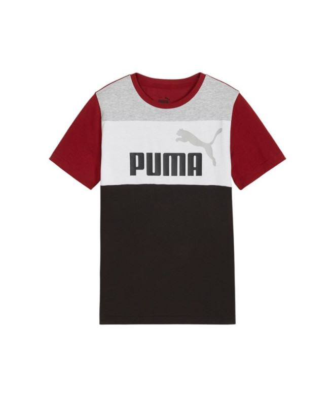 Camiseta Casual Bloco Puma Ess Menino