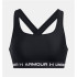 Sutiã esportivo Fitness Under Armour Mulher de Crossback Mid Preto