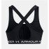 Sutiã esportivo Fitness Under Armour Mulher de Crossback Mid Preto
