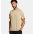 Camiseta Fitness Under Armour Homem por Tech Textured SS Khaki