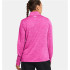 Camiseta Fitness Under Armour Mulher from Tech 1/2 Zip- Twist Pink